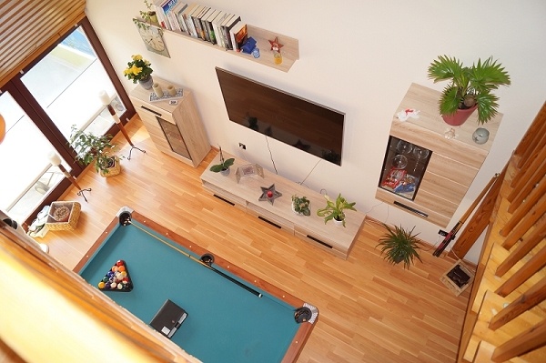 Blick von der Galerie Maisonettewohnung Cuxhaven