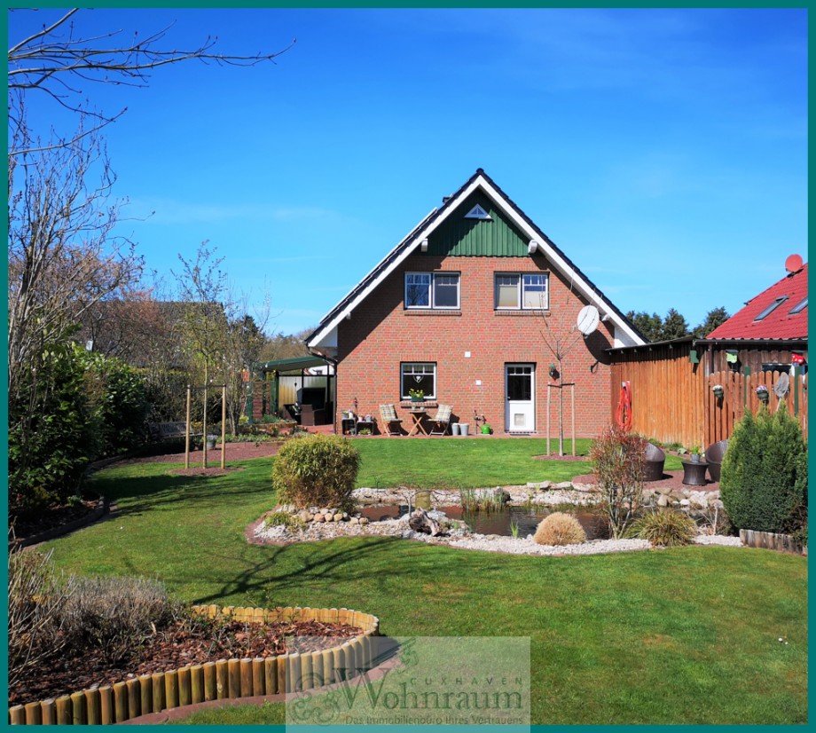 Gartenansicht Einfamilienhaus Wurster Nordseek�ste OT Nordholz