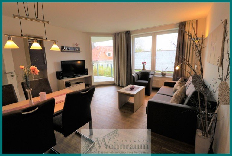 Wohnzimmer Cuxhaven Etagenwohnung Neuwertige Ferienwohnung in Duhnen nahe dem Strand
