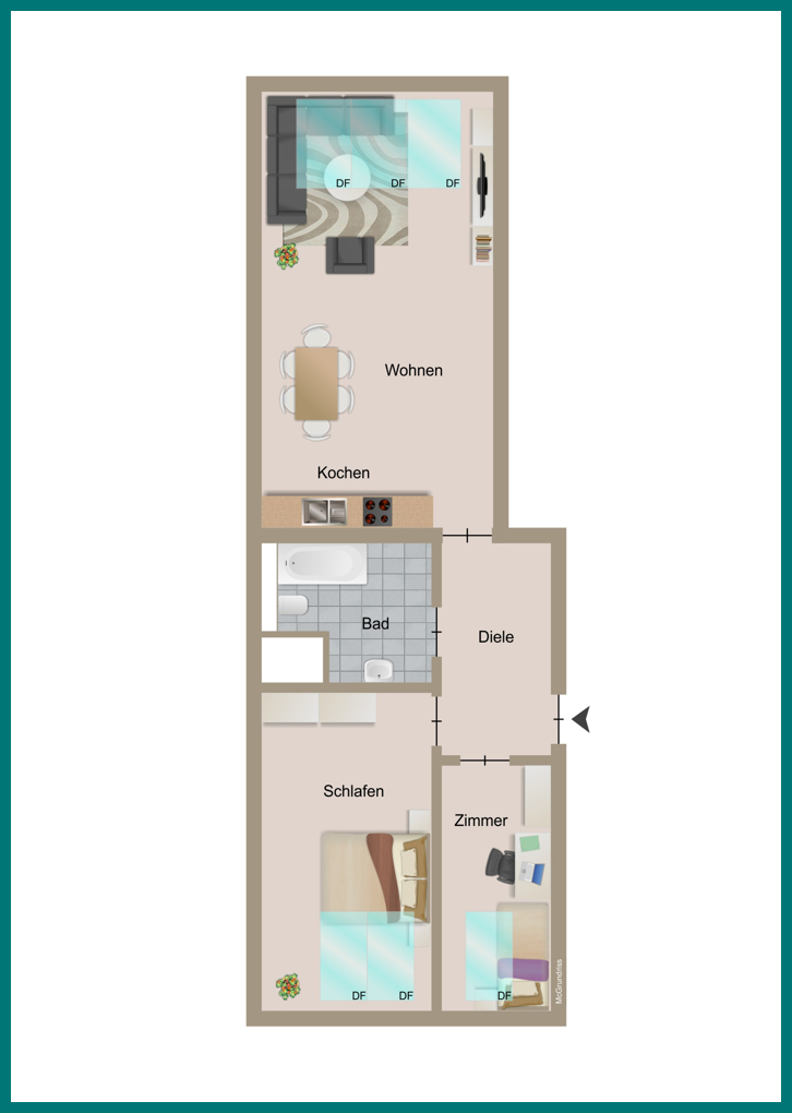 Grundriss Wohnung.jpg Etagenwohnung Cuxhaven