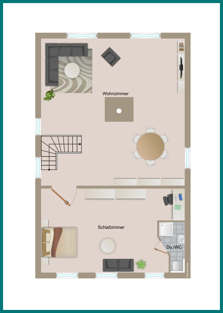 Grundriss OG Einfamilienhaus Padingb�ttel