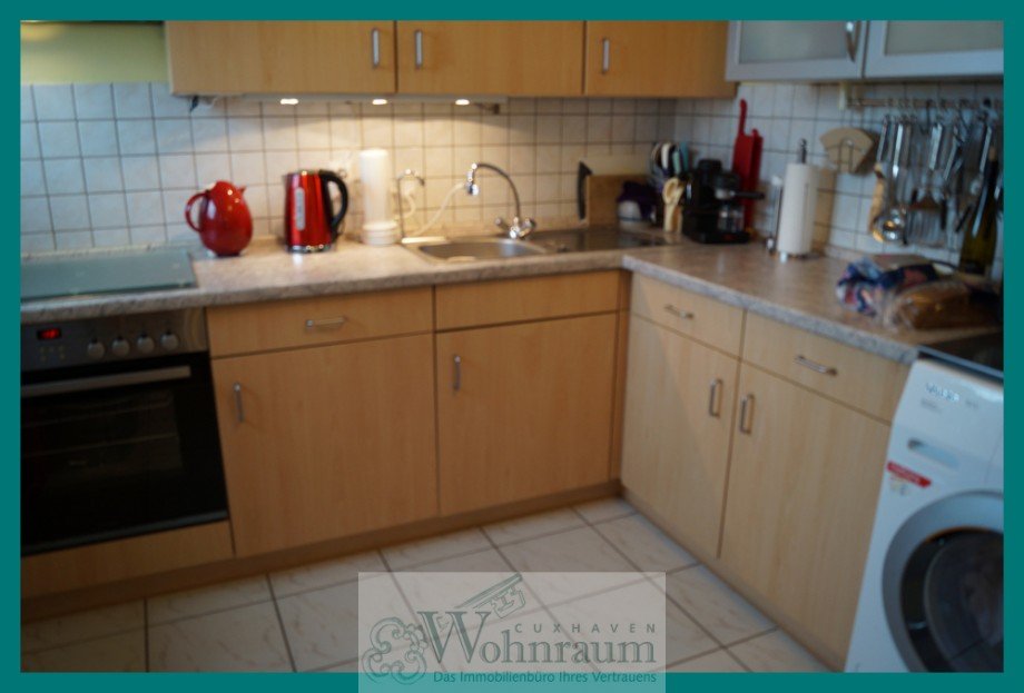 K�che mit WM-Anschluss Etagenwohnung Cuxhaven