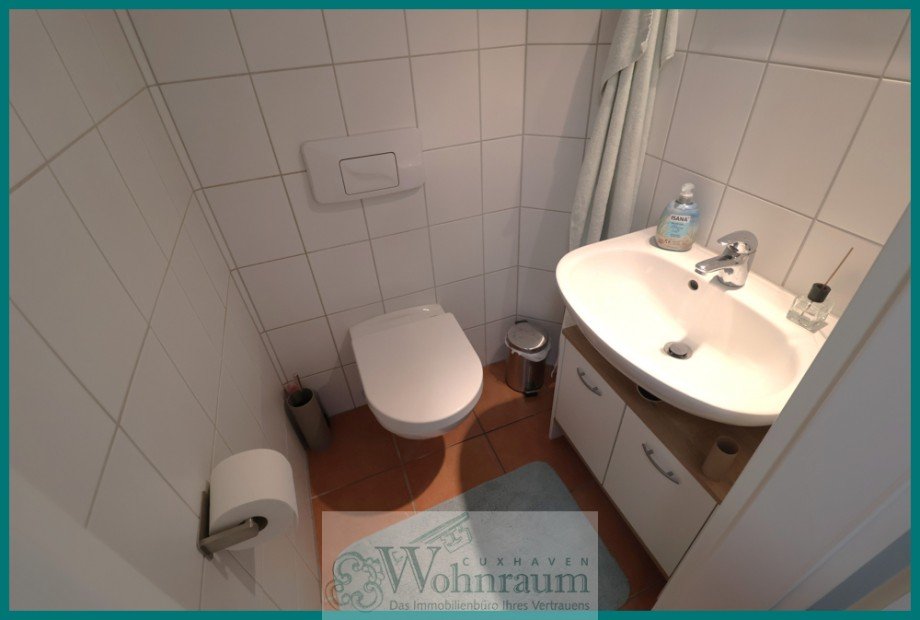 G�ste-WC Maisonettewohnung Cuxhaven