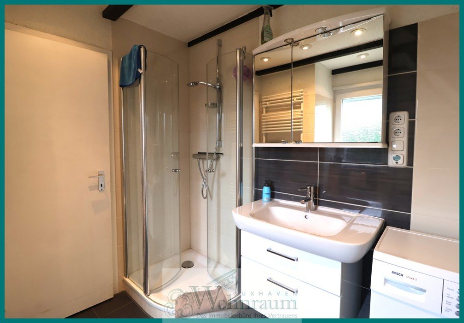 Badezimmer Ferienhaus Cuxhaven / Duhnen
