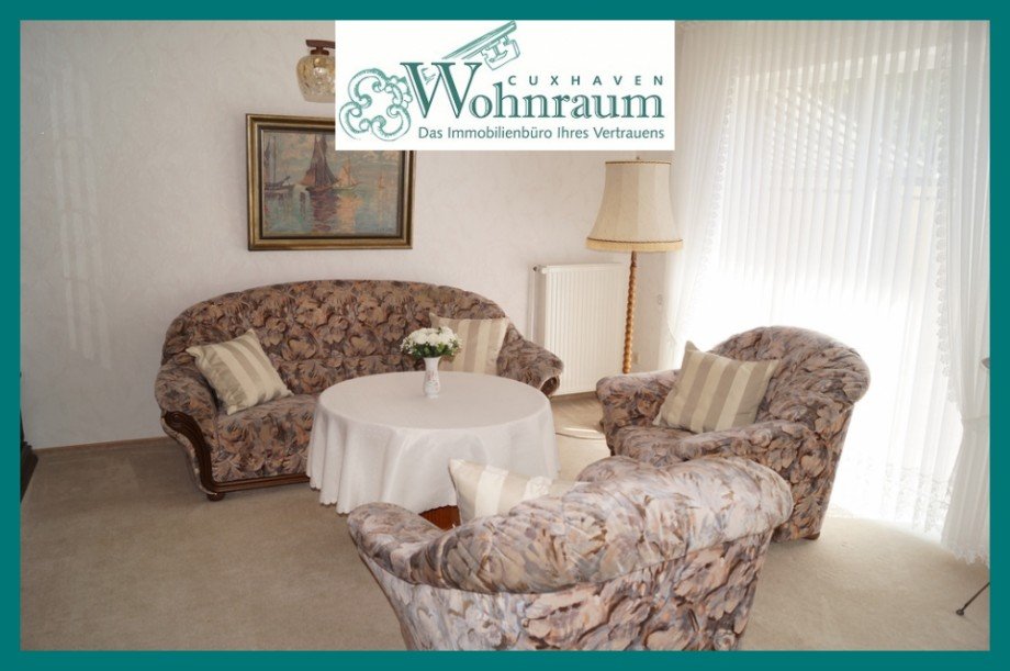 helles Wohnzimmer Reihenmittelhaus Cuxhaven / Groden