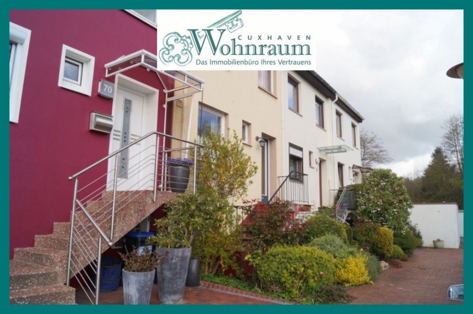 vorletztes Haus (gelb) Reihenmittelhaus Bremen