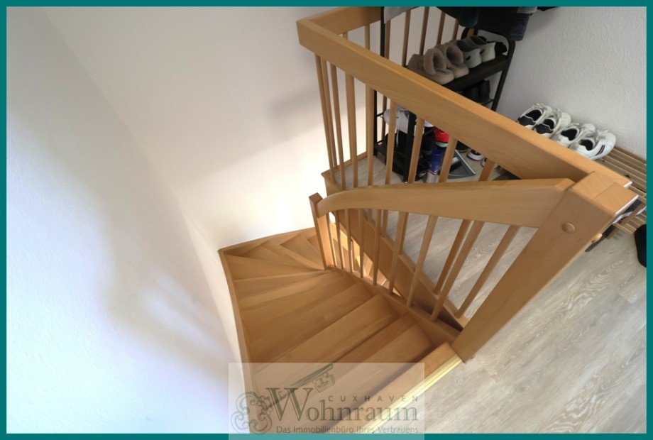 Zugang zum Schlafzimmer und Bad Maisonettewohnung Cuxhaven