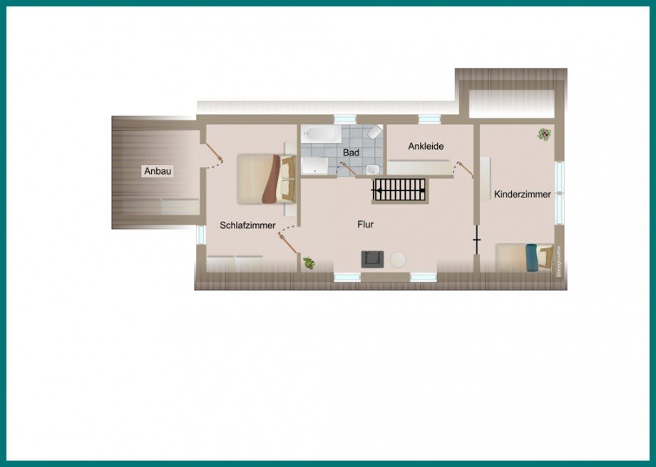 Grundriss Dachgeschoss Resthof Otterndorf