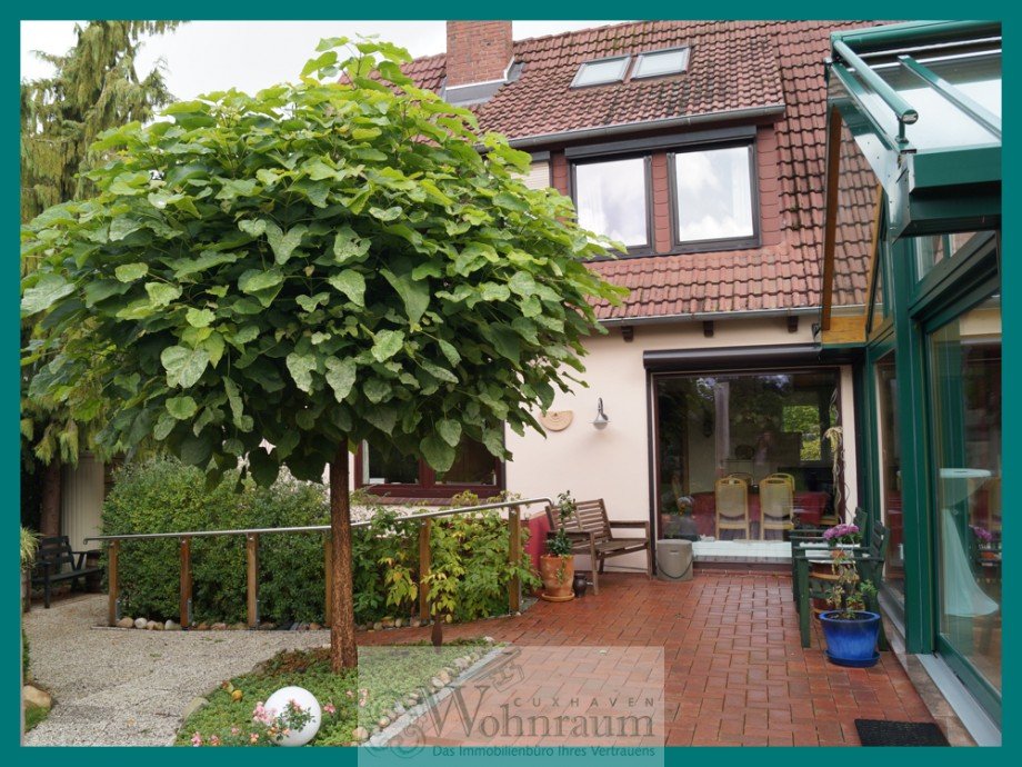 R�ckansicht Einfamilienhaus Wurster Nordseek�ste