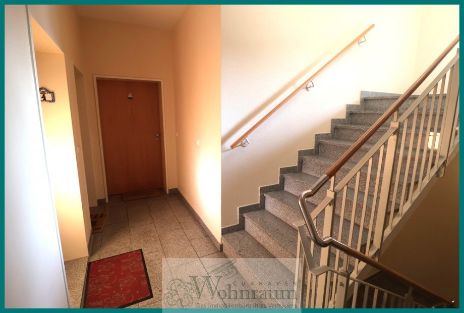 Treppenhaus Maisonettewohnung Cuxhaven