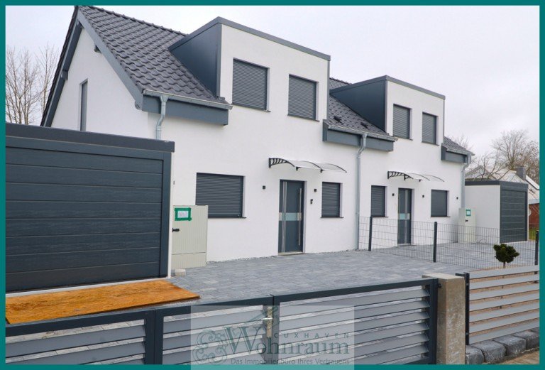  Cuxhaven / Altenbruch Doppelhaush�lfte Moderne Neubau-Doppelhaush�lfte -provisionsfrei-
