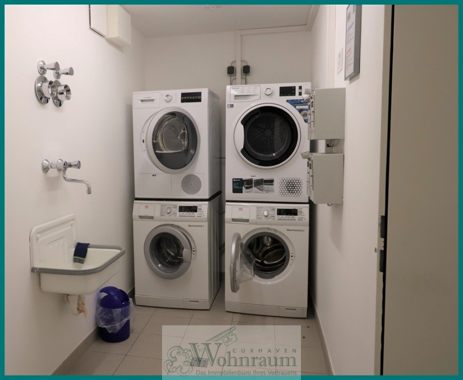 Waschraum mit M�nzeinwurf Etagenwohnung Cuxhaven