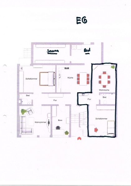 Grundriss 2 Mehrfamilienhaus Cuxhaven
