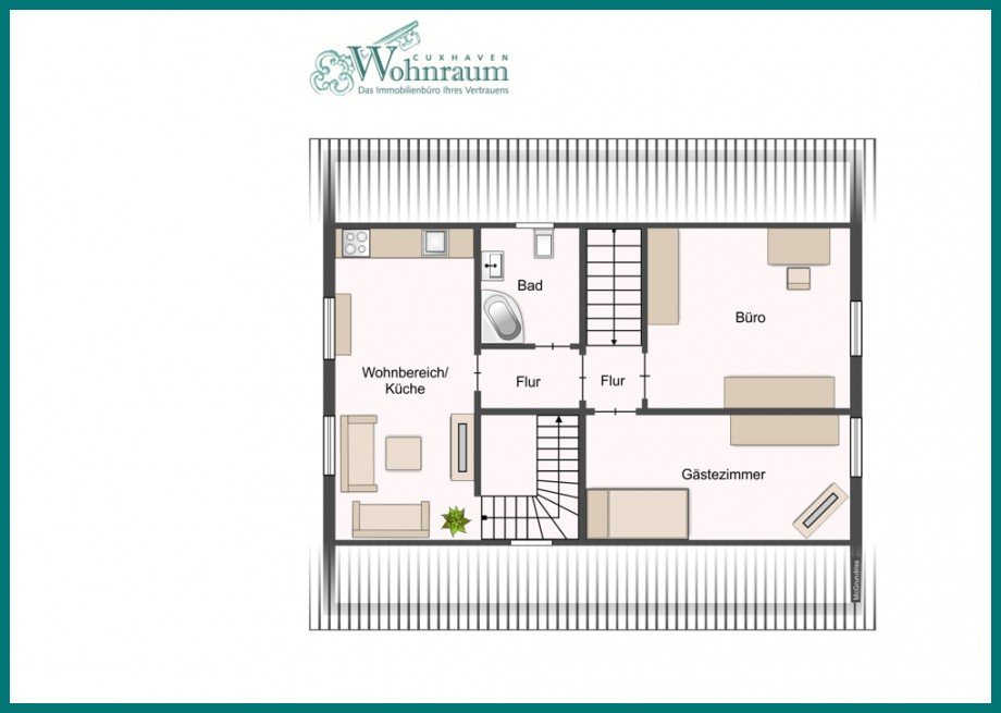Obergeschoss Einfamilienhaus Cuxhaven / D�se