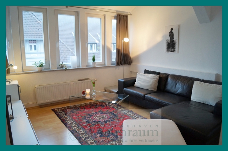 Wohnzimmer Maisonettewohnung Cuxhaven